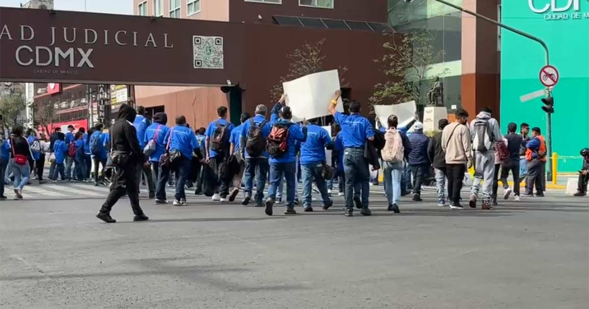 Trabajadores de ‘El Oso’ Bloqueo Vialidad; Exigen se Cumpla Orden Judicial en Cdmx