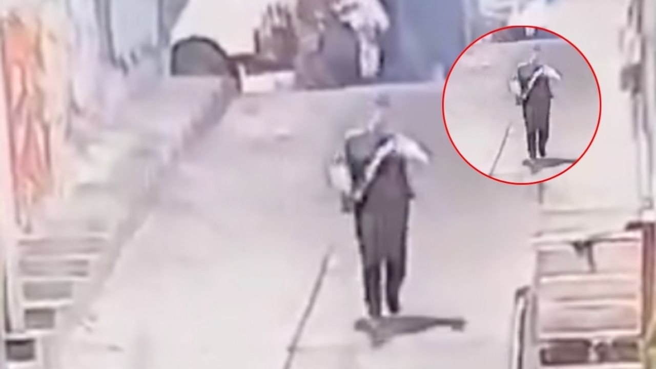 Capitán en video A Mujer Huyendo de Intento de Secuestro en Naucalpan