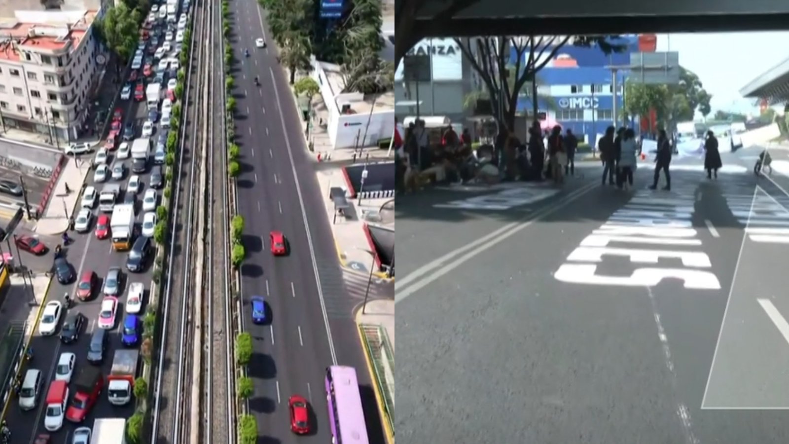 Bloqueos Ambos Sentidos de San Antonio Abad, CDMX, Madres Buscadoras; Instalan Campamento