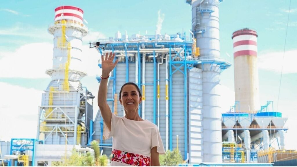 Sheinbaum inaugura moderna central de ciclo combinado de cfe en villa de reyes, SLP