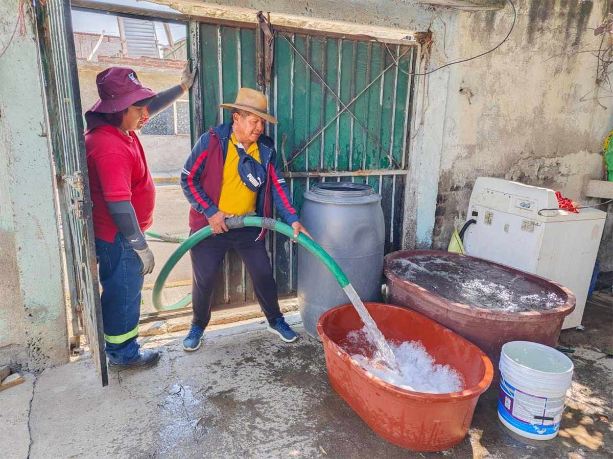 Colonias en Chalco se quedan sin agua; lanzan operativo de abasto