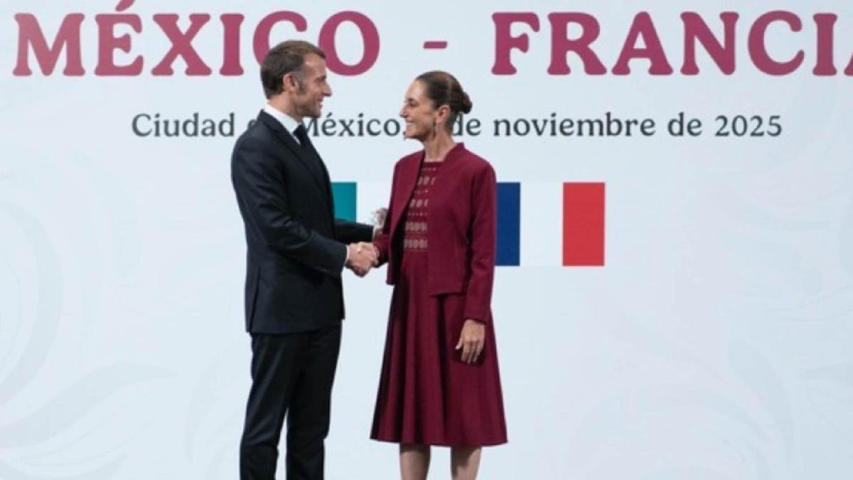 Macron invita a Sheinbaum a visitar Francia en 2026