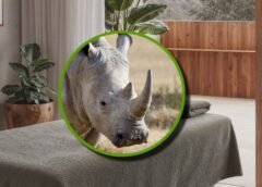 Rinoceronte recibe tratamiento de spa de lujo | VIDEO