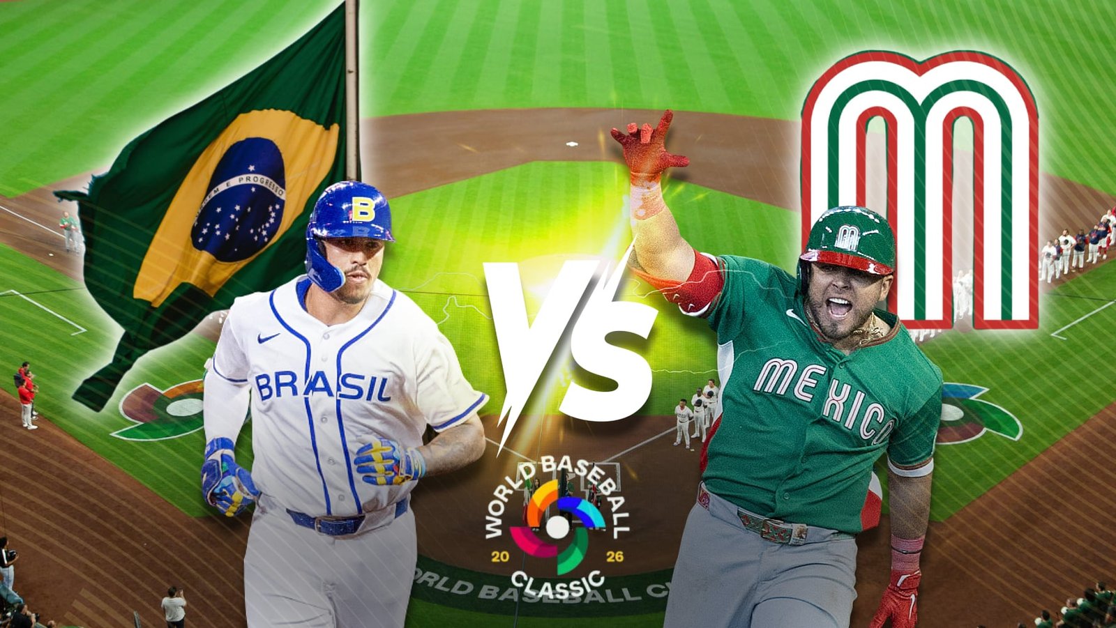 Brasil vs. México en el Clásico Mundial de Beisbol 2026 EN VIVO: ¿Dónde ya qué hora ver HOY el juego?