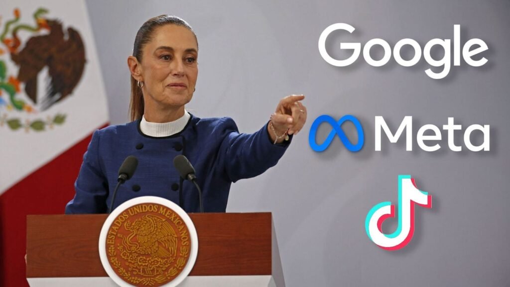 Pacta México con Google, TikTok y Meta combate vs. violencia a mujeres