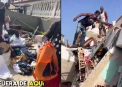 Joven héroe se enfrenta a ladrones que robaban objetos de valor en derrumbes tras terremotos en Venezuela | VIDEO